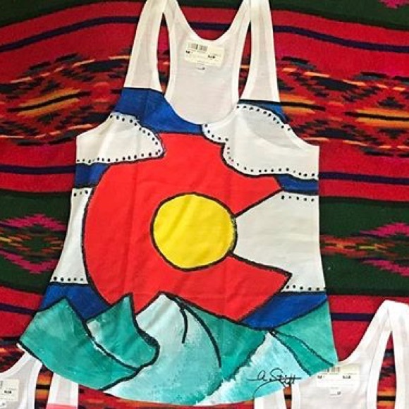 Colorado Flag Tank - Picture 1 of 1